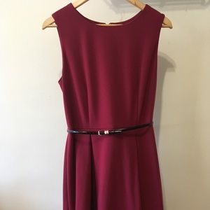 Red/black Calvin Klein dress, Size 10